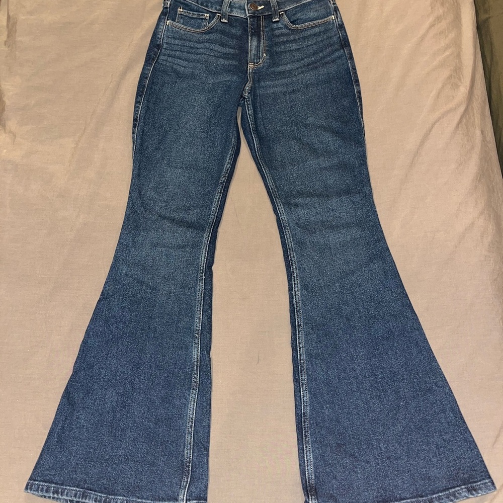 Hollister Dark Blue Flare Jeans